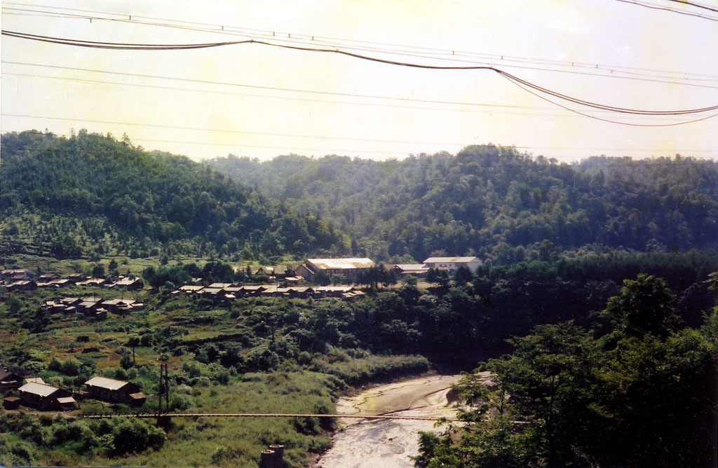 鹿島中学校と常盤橋