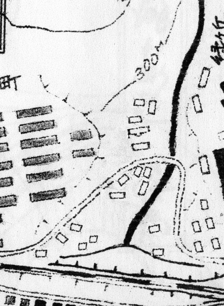 昭和38年　泉町　白地図