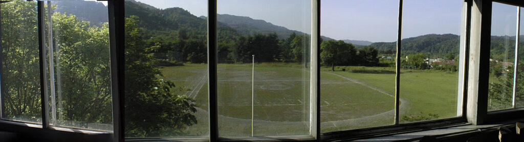鹿島小学校3階校舎からの眺め　1997