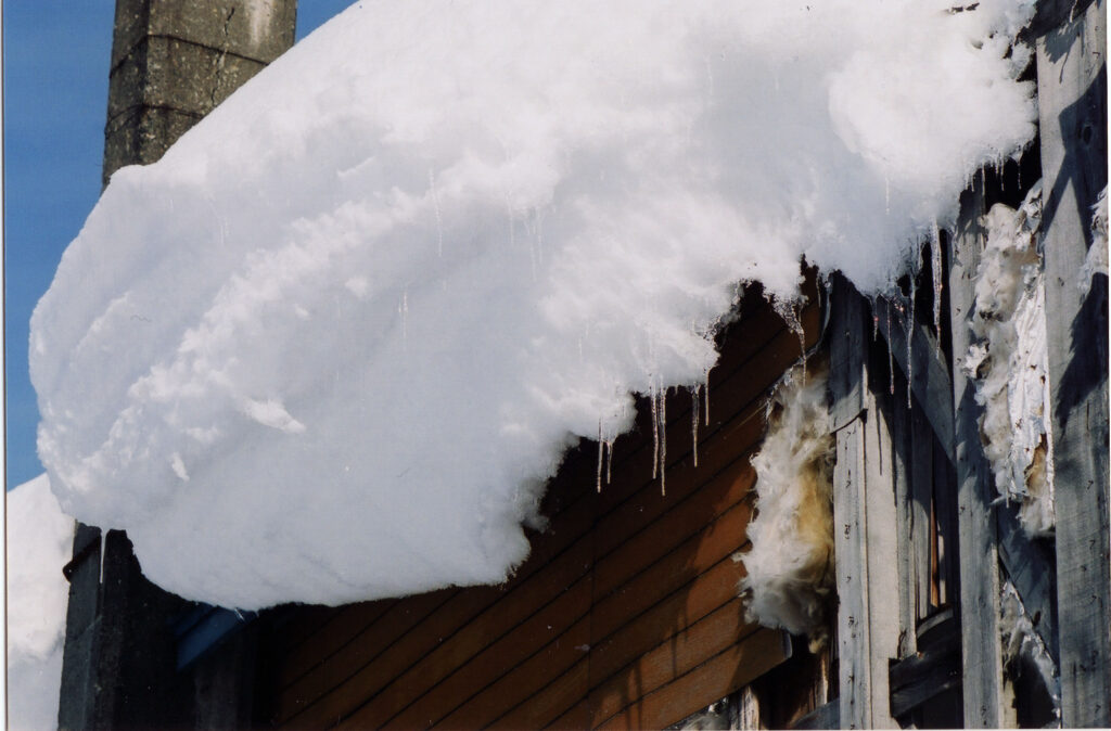 屋根の雪